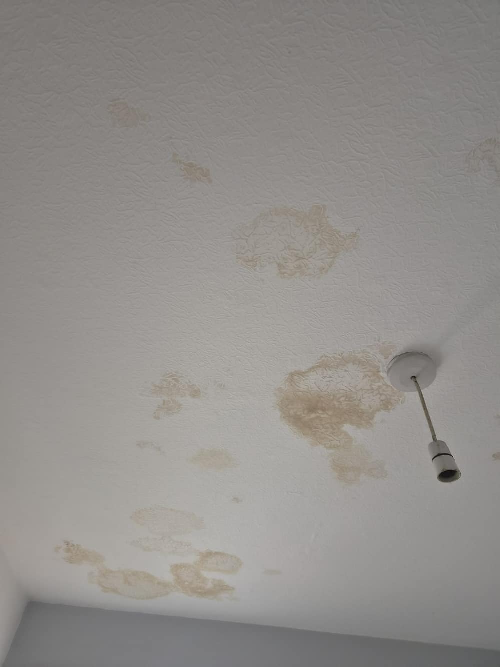 Bedroom 2 ceiling, closer, Example A